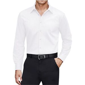 NEW Jver Fext Tech Soft Business Long Sleeve Shirt M